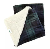 Plaid Plush Sherpa Blanket