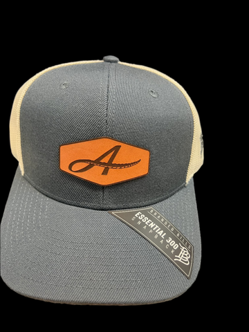 Light Navy Curved Trucker Hat